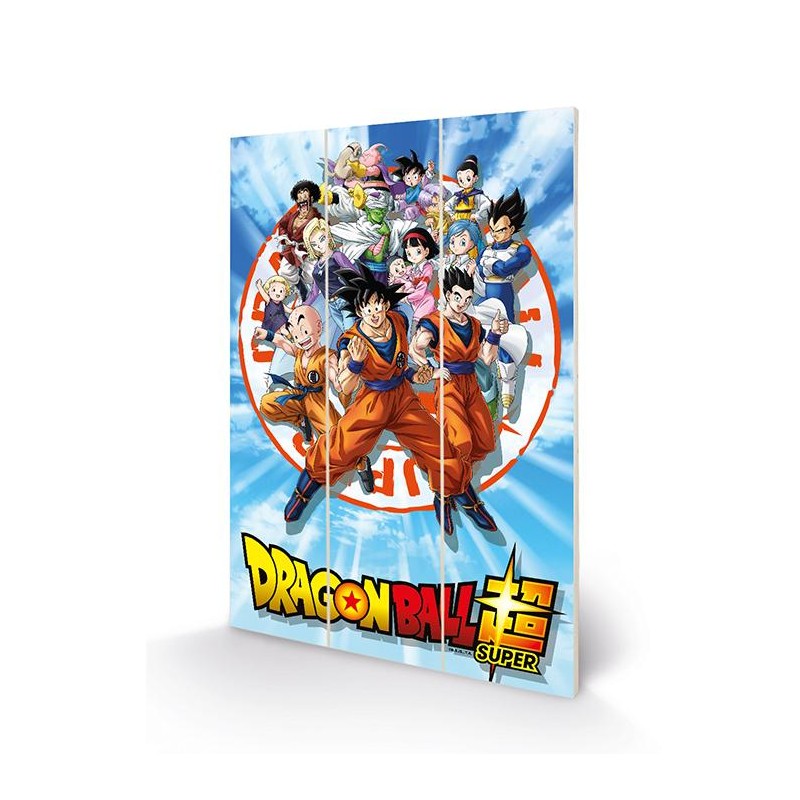 DRAGON BALL Z - Goku & the Z Fighters - Impression sur bois 20x29.5 DRAGON BALL Z - Goku & the Z Fighters - Impression sur bois 20x29.5