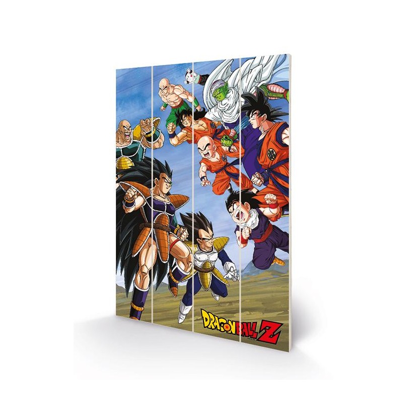 DRAGON BALL Z - Battle Clash - Impression sur bois 40x59cm DRAGON BALL Z - Battle Clash - Impression sur bois 40x59cm