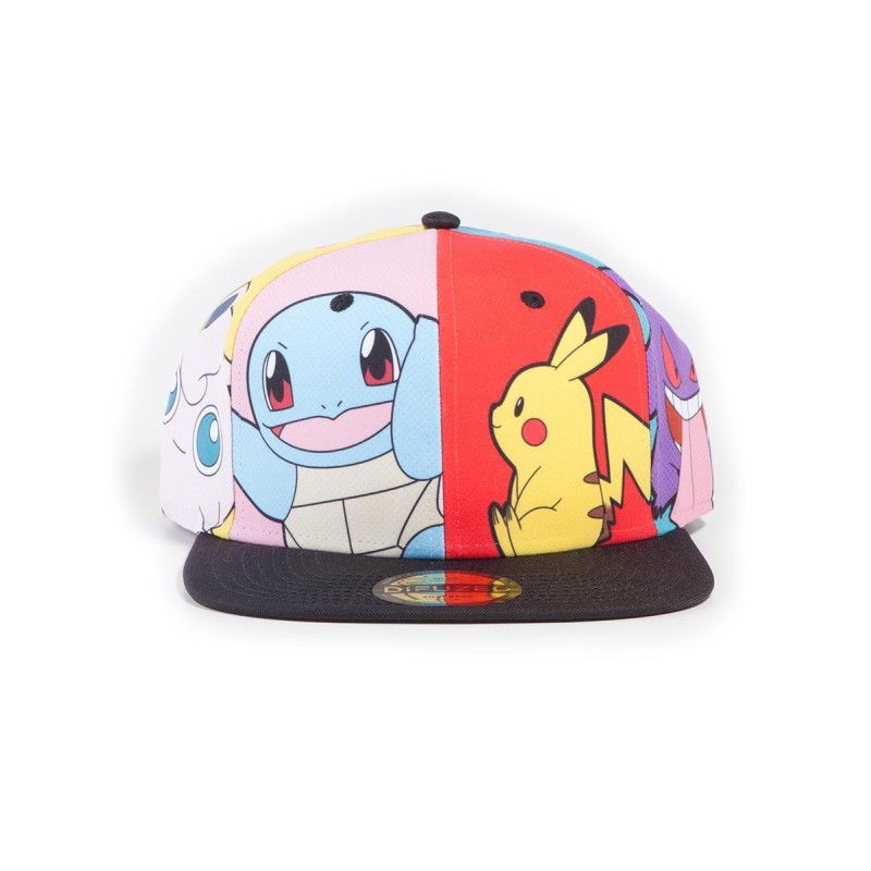 POKEMON - Multi Pop Art - Casquette Snapback POKEMON - Multi Pop Art - Casquette Snapback
