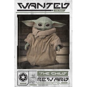 STAR WARS - The Mandalorian - Poster 61X91 - Wanted the Child
