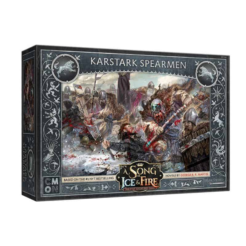 House Karstark Spearmen A Song of Ice and Fire Minaitures Game (Anglais) House Karstark Spearmen A Song of Ice and Fire Minaitures Game (Anglais)