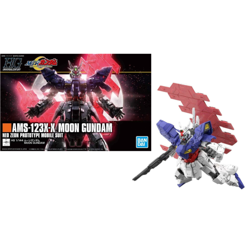 GUNDAM - HGUC 1/144 Moon Gundam - Model Kit - 13cm GUNDAM - HGUC 1/144 Moon Gundam - Model Kit - 13cm