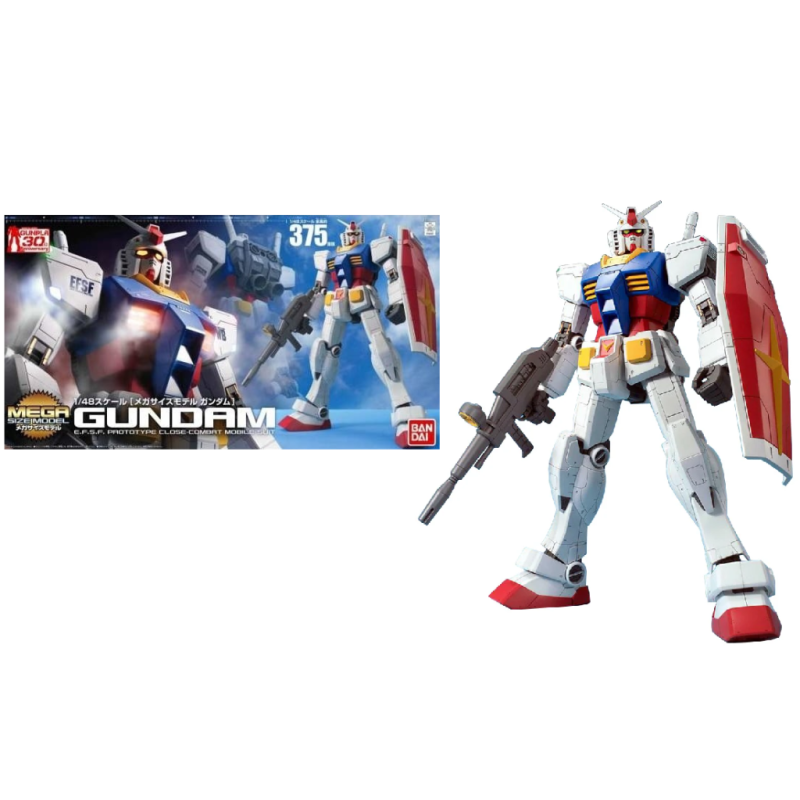 GUNDAM - Mega Size Model 1/48 RX-78-2 Gundam - Model Kit - 37.5cm GUNDAM - Mega Size Model 1/48 RX-78-2 Gundam - Model Kit - 37.5cm