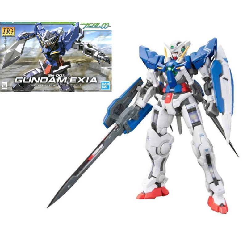 GUNDAM - HG 1/44 EXIA - Model Kit - 13cm GUNDAM - HG 1/44 EXIA - Model Kit - 13cm