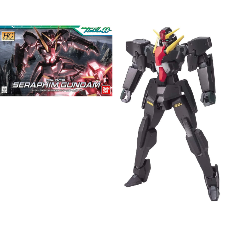 GUNDAM - HG 1/44 Seraphim Gundam - Model Kit - 13cm GUNDAM - HG 1/44 Seraphim Gundam - Model Kit - 13cm