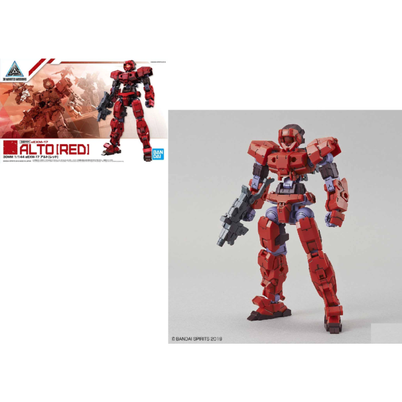 GUNDAM - 30MM 1/144 eEXM-17 Alto RED - Model Kit GUNDAM - 30MM 1/144 eEXM-17 Alto RED - Model Kit