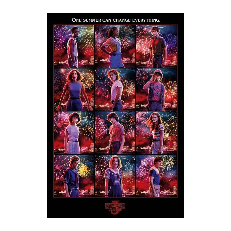 STRANGER THINGS - Poster 61X91 - Character Montage STRANGER THINGS - Poster 61X91 - Character Montage