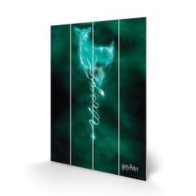 HARRY POTTER - Doe Patronus - Impression sur bois 20x29.5