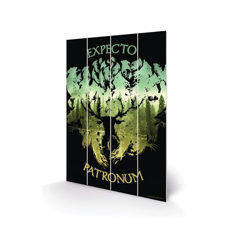 HARRY POTTER - Expecto Patronum - Impression sur bois 20x29.5 HARRY POTTER - Expecto Patronum - Impression sur bois 20x29.5