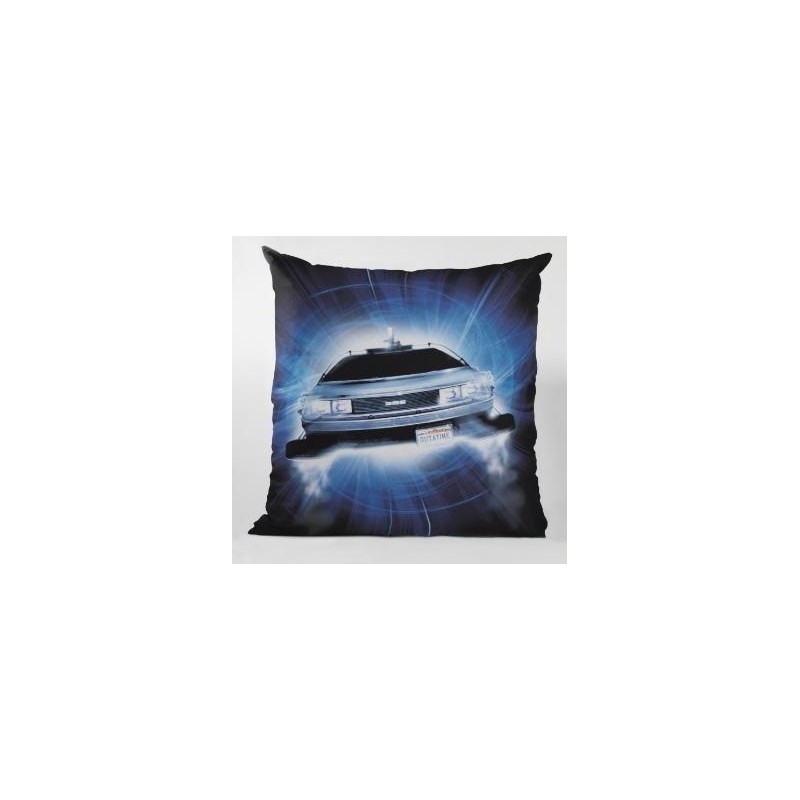 BACK TO THE FUTURE - Coussin carré - Delorean Roads "40x40x1cm" BACK TO THE FUTURE - Coussin carré - Delorean Roads "40x40x1cm"