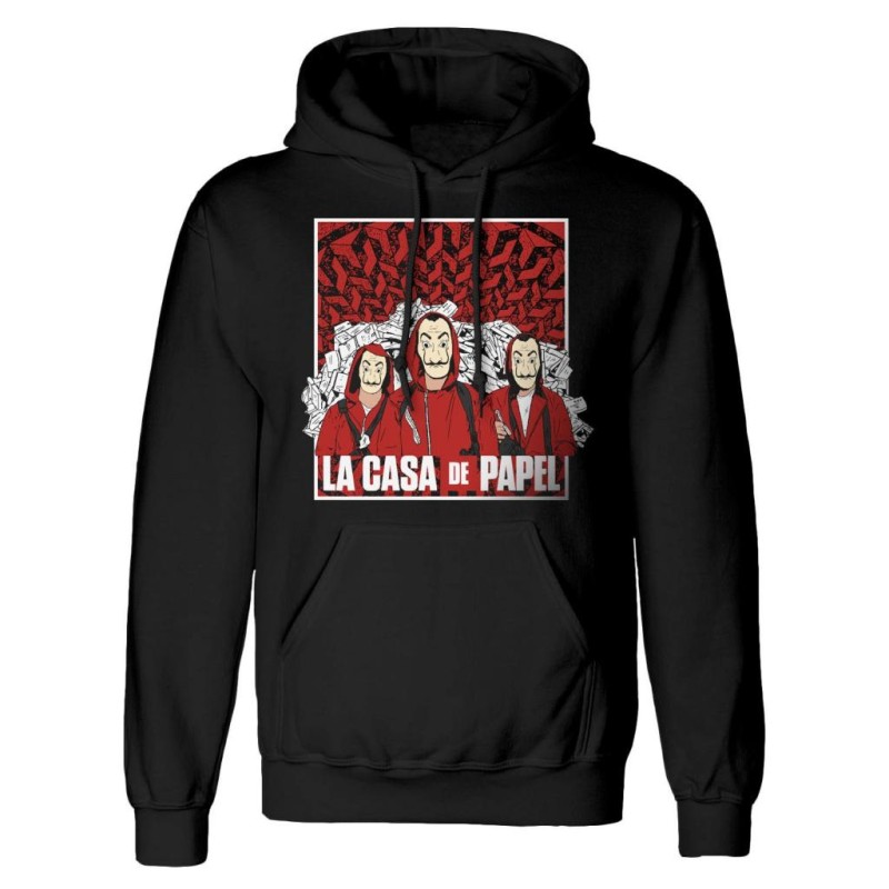 LA CASA DE PAPEL - Hoodie - Group Shot - (XXL) LA CASA DE PAPEL - Hoodie - Group Shot - (XXL)