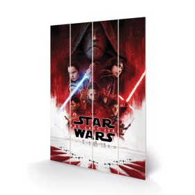STAR WARS - The Last Jedi - Impression sur bois 40x59cm