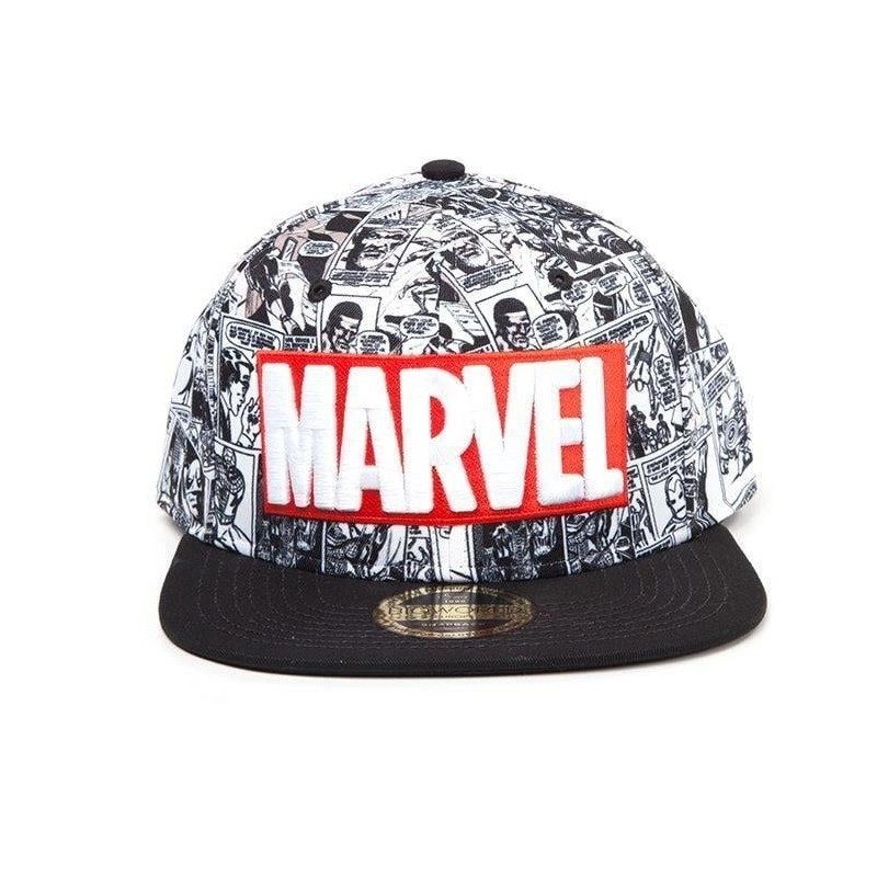 MARVEL - Casquette Snapback - Classic Logo Rouge & Blanc MARVEL - Casquette Snapback - Classic Logo Rouge & Blanc