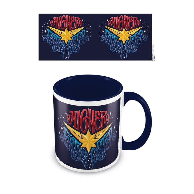 MARVEL - Captain Marvel - Blue - Mug intérieur coloré 315ml MARVEL - Captain Marvel - Blue - Mug intérieur coloré 315ml
