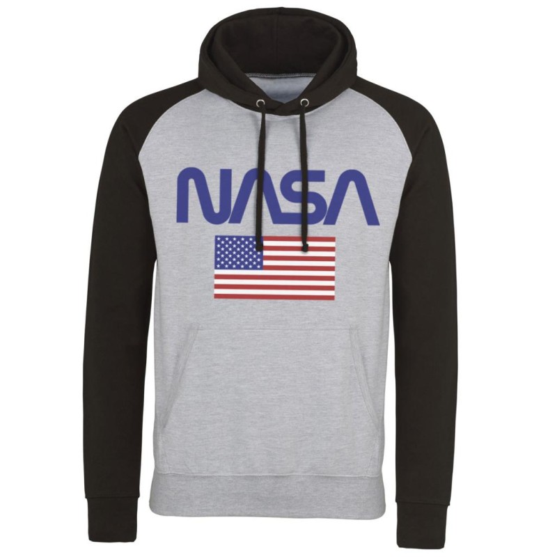NASA - Baseball Sweat Hoodie - Old Glory - (XXL) NASA - Baseball Sweat Hoodie - Old Glory - (XXL)