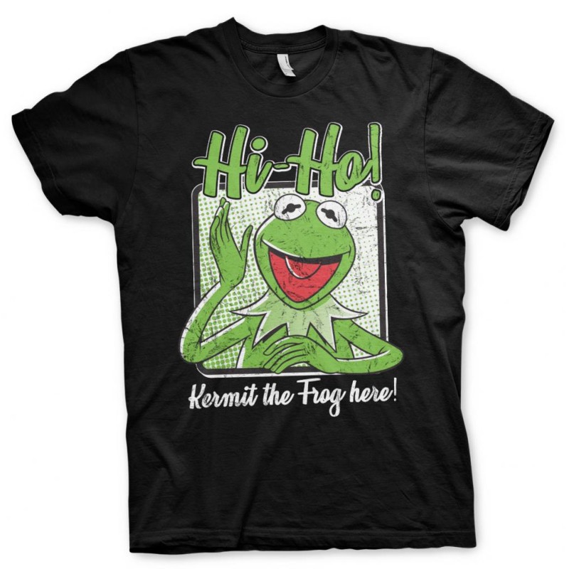 The MUPPETS - T-Shirt - Kermit the Frog Here ! (S) The MUPPETS - T-Shirt - Kermit the Frog Here ! (S)