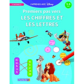 J'apprends avec Disney - 1ers pas - Chiffres et lettres - (5-6 ans)
