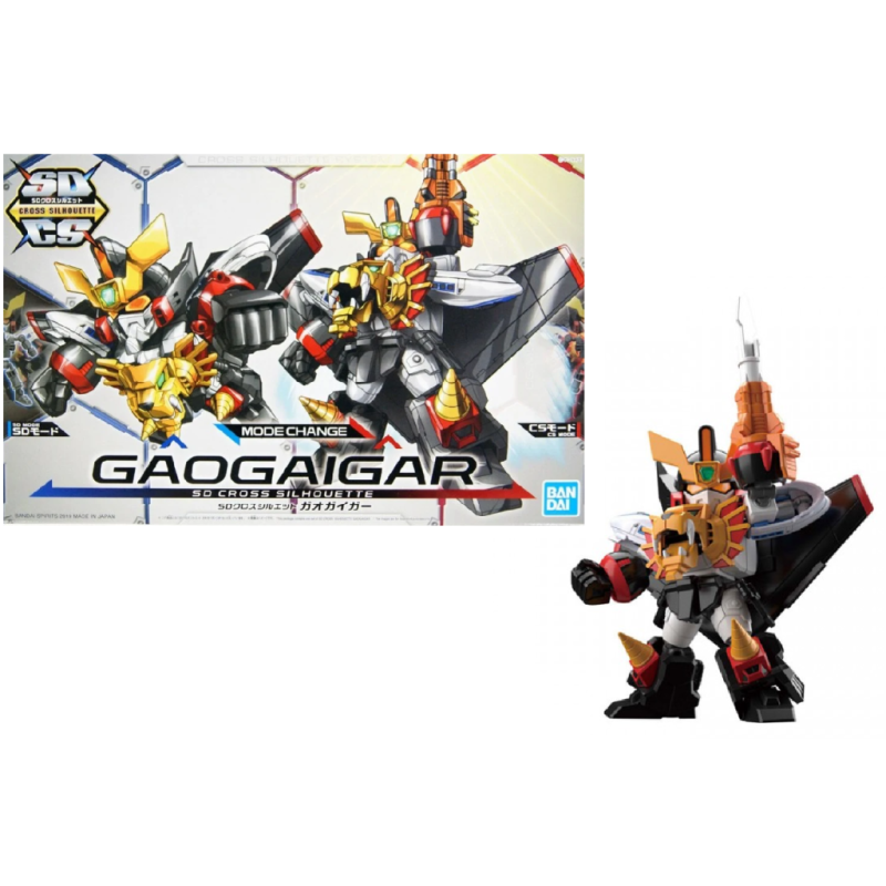 GUNDAM - SD - Cross Silhouette Gaogaigar - Model Kit - 10cm GUNDAM - SD - Cross Silhouette Gaogaigar - Model Kit - 10cm