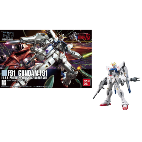 GUNDAM - Model Kit - HGUC 1/144 - Gundam F91 - 13cm