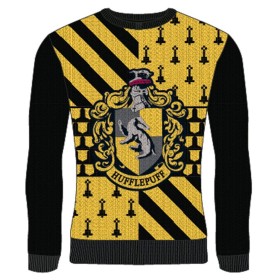 HARRY POTTER - Hufflepuff - Pull de Noël (XXL)