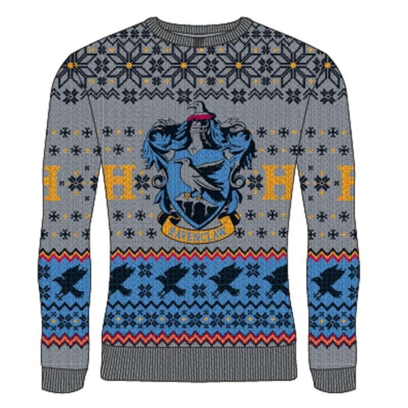 HARRY POTTER - Ravenclaw Crest - Pull de Noël (XXL) HARRY POTTER - Ravenclaw Crest - Pull de Noël (XXL)