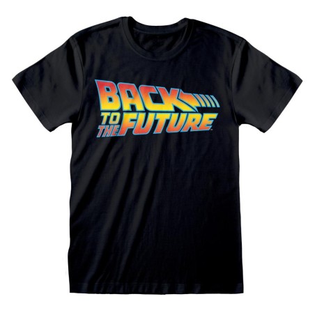 RETOUR VERS LE FUTUR - Original Logo - T-Shirt Homme (M)