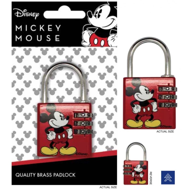 DISNEY - Mickey Mouse - Cadenas avec code DISNEY - Mickey Mouse - Cadenas avec code