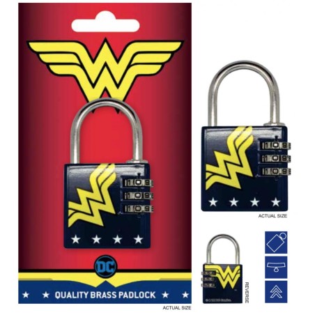 DC COMICS - Cadenas avec code - Wonder Woman