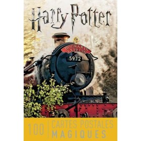 HARRY POTTER - 100 Cartes Postales Magiques
