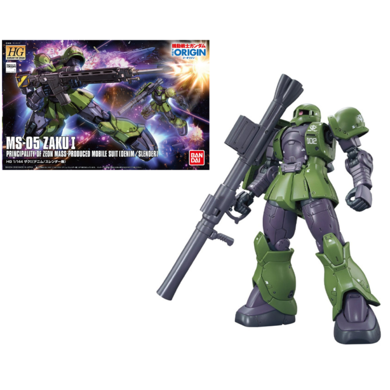 GUNDAM The Origin - Model Kit - HG 1/144 - Zaku I 'Denim/Slender' GUNDAM The Origin - Model Kit - HG 1/144 - Zaku I 'Denim/Slender'
