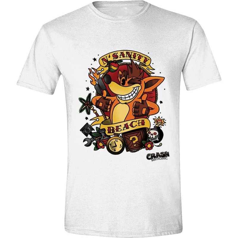 CRASH TEAM RACING - T-Shirt - Crash N'Sanity Beach (XXL) CRASH TEAM RACING - T-Shirt - Crash N'Sanity Beach (XXL)