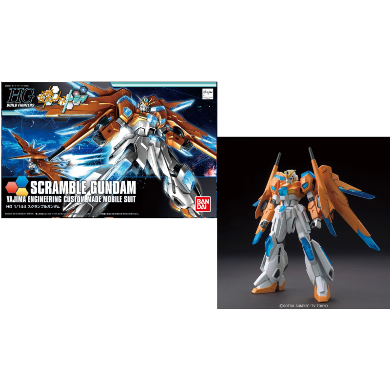 GUNDAM Build Fighters - Model Kit - HG 1/144 - Scramble Gundam GUNDAM Build Fighters - Model Kit - HG 1/144 - Scramble Gundam