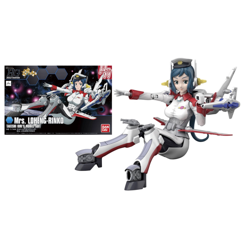 GUNDAM Build Fighters - Model Kit - HG 1/144 - Mrs Loheng-Rinko GUNDAM Build Fighters - Model Kit - HG 1/144 - Mrs Loheng-Rinko
