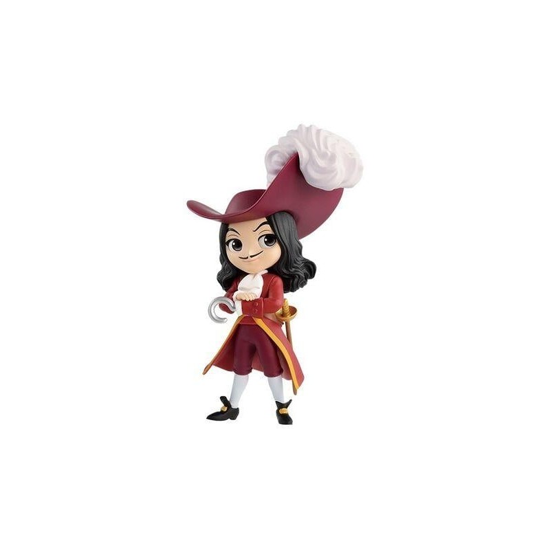 DISNEY - Q Posket Mini Girls Villains - Captain Hook - 7cm DISNEY - Q Posket Mini Girls Villains - Captain Hook - 7cm