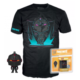 FORTNITE - Boxed T-Shirt POP + Pocket POP - Black Knight (XL)