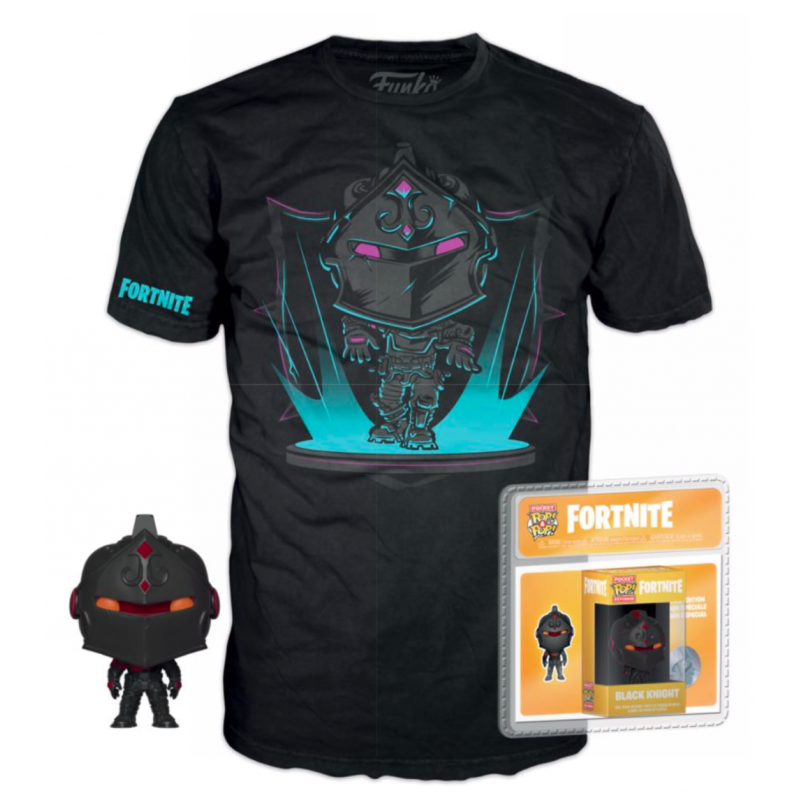 FORTNITE - Boxed T-Shirt POP + Pocket POP - Black Knight (XL) FORTNITE - Boxed T-Shirt POP + Pocket POP - Black Knight (XL)