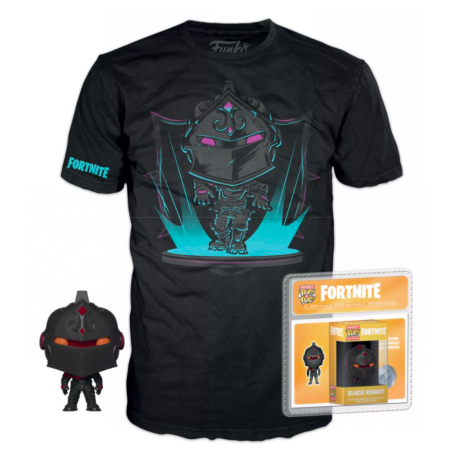 FORTNITE - Boxed T-Shirt POP + Pocket POP - Black Knight (XL)
