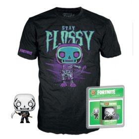 FORTNITE - Boxed T-Shirt POP + Pocket POP - Skull Trooper (XL)
