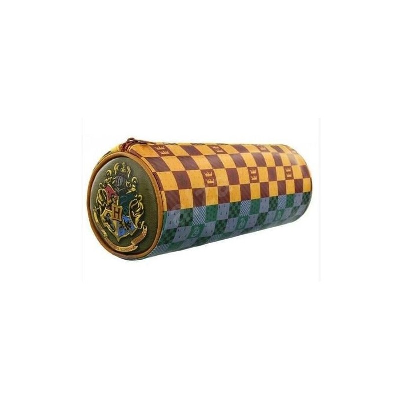 HARRY POTTER - Barrel Pencil Case - House Crests HARRY POTTER - Barrel Pencil Case - House Crests