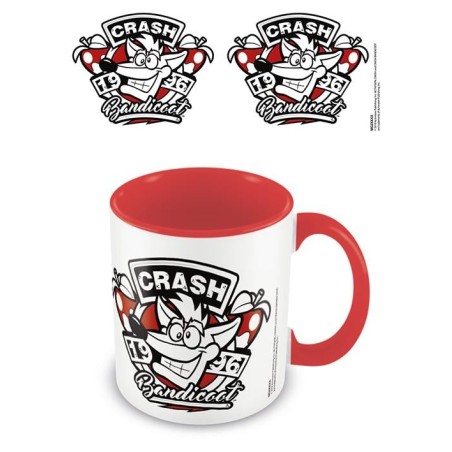 CRASH BANDICOOT - 1996 Emblem - Mug intérieur coloré 315ml