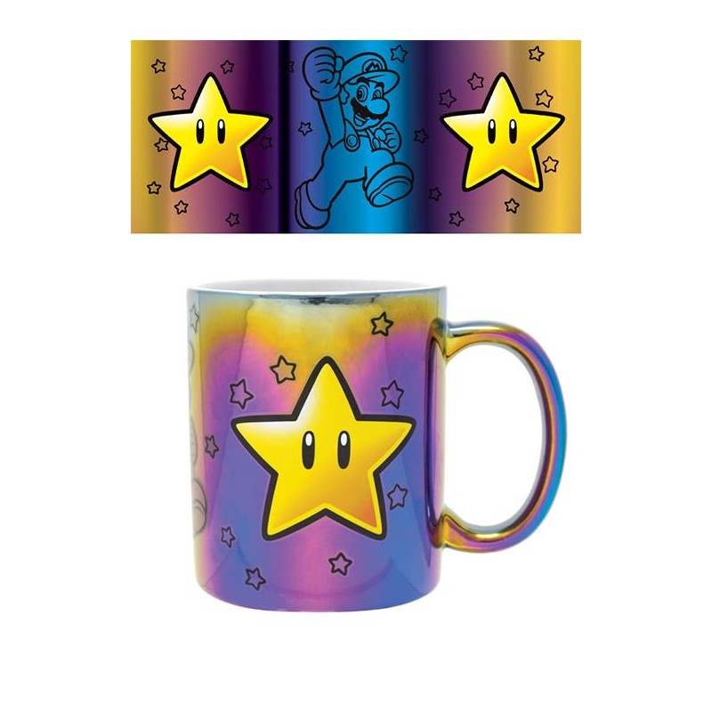 SUPER MARIO - Star Power - Mug métallique 315ml SUPER MARIO - Star Power - Mug métallique 315ml