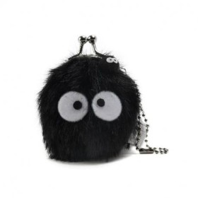 STUDIO GHIBLI - Porte-Monnaie Peluche Mini Noiraude - 8 cm
