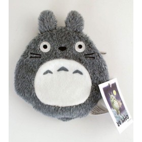 STUDIO GHIBLI - Coin Purse Totoro Plush Grey - 12 cm