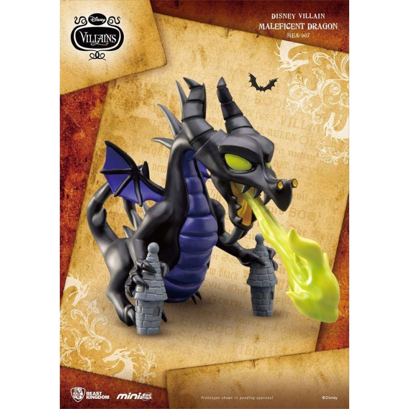 DISNEY VILLAINS - Figurine Mini Egg Attack - Maleficent Dragon - 10cm DISNEY VILLAINS - Figurine Mini Egg Attack - Maleficent Dragon - 10cm