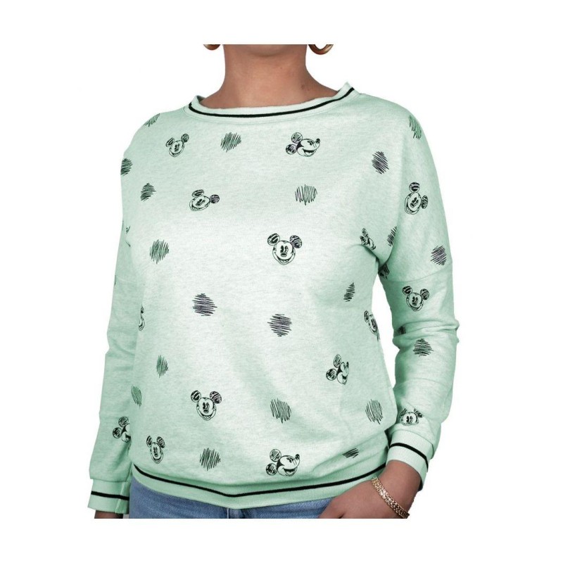DISNEY - Sweat Crayon Mickey GIRL - Green (L) DISNEY - Sweat Crayon Mickey GIRL - Green (L)
