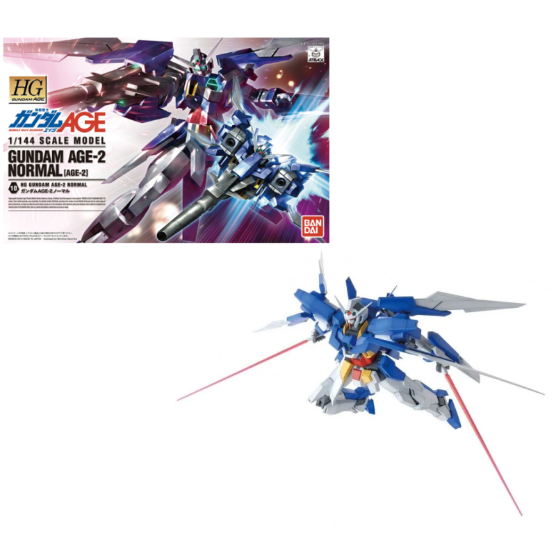 GUNDAM - Model Kit - HG 1/144 - AGE-2 Normal GUNDAM - Model Kit - HG 1/144 - AGE-2 Normal