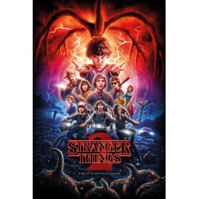 STRANGER THINGS - Poster 61x91 - Saison 2