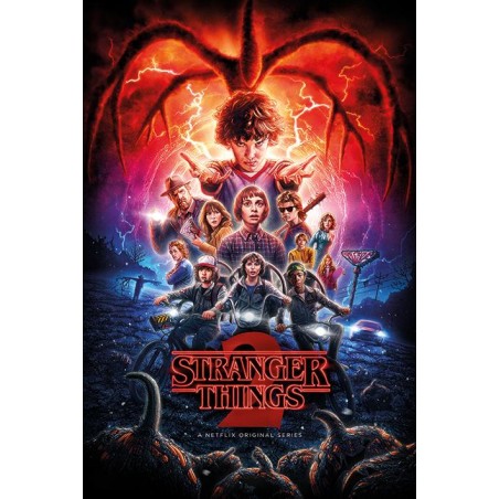 STRANGER THINGS - Poster 61x91 - Saison 2