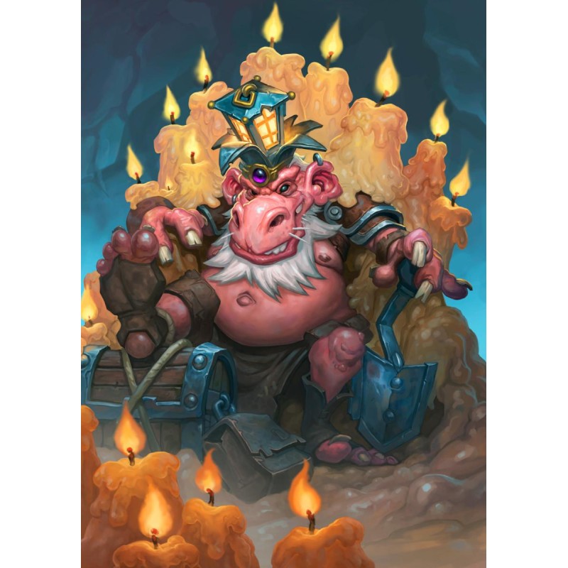 HEARTHSTONE - Magnetic Metal Poster 31x21 - King Togwaggle HEARTHSTONE - Magnetic Metal Poster 31x21 - King Togwaggle