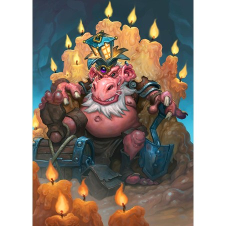 HEARTHSTONE - Magnetic Metal Poster 31x21 - King Togwaggle